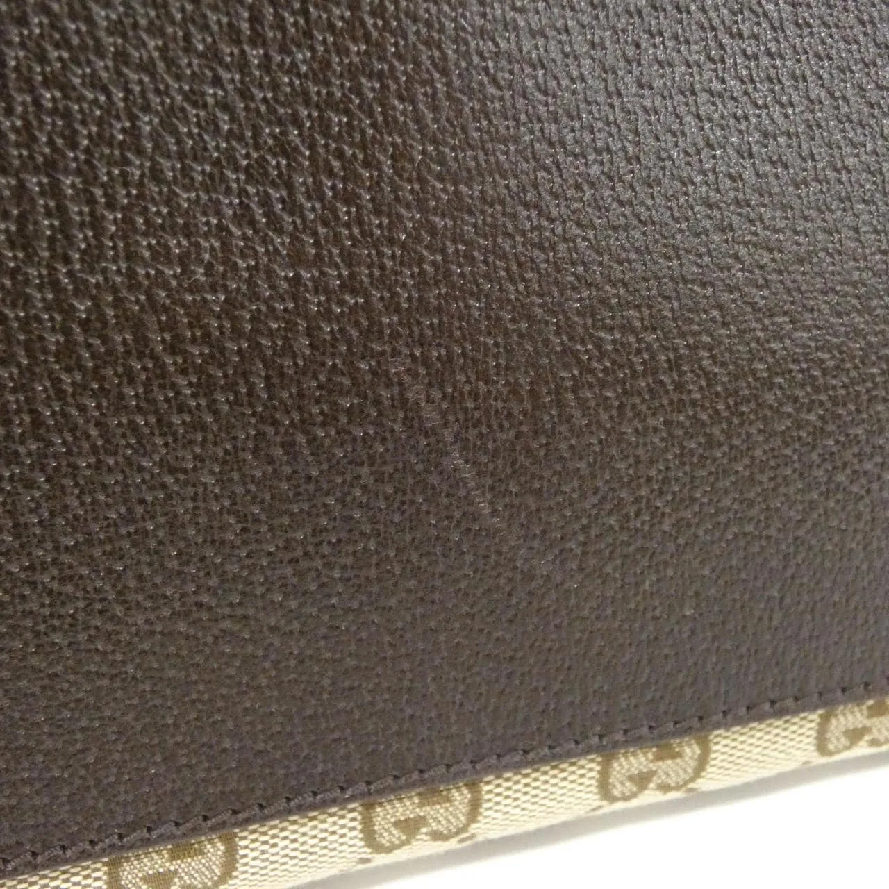 GUCCI 131233 手提包 帆布 米色 帆布 中古品A - 縮圖 4