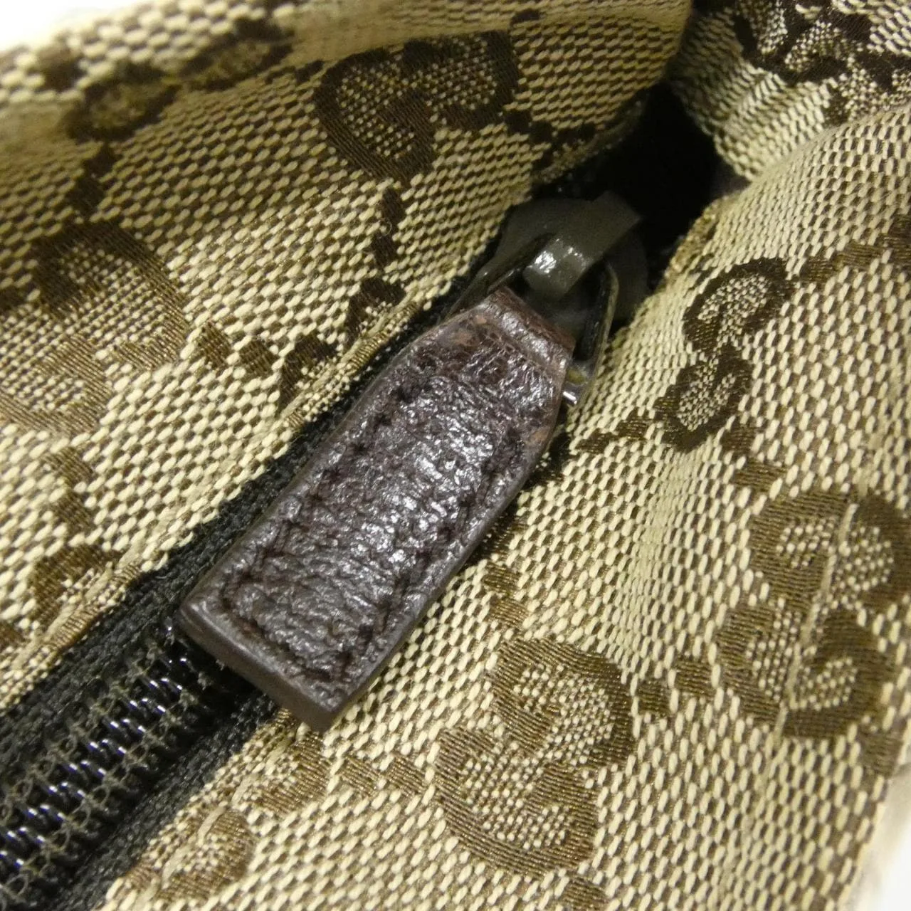 GUCCI 131233 手提包 帆布 米色 帆布 中古品A - 縮圖 6