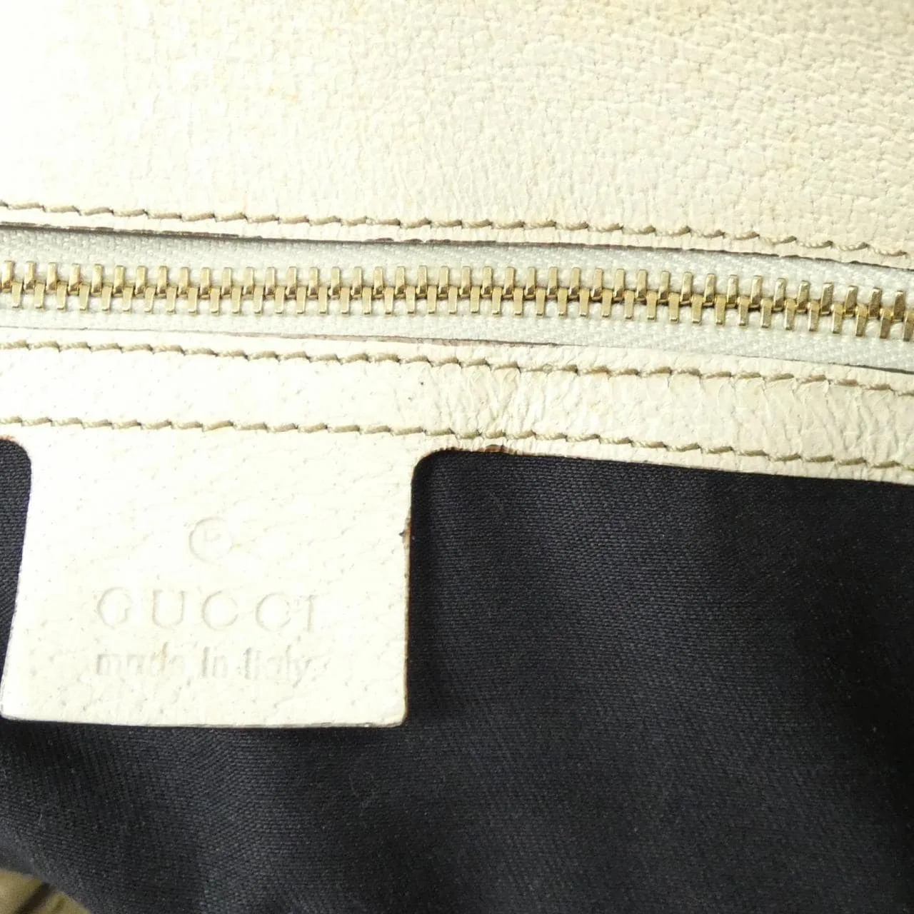 GUCCI 114900 肩背包 帆布 黑色 帆布 中古品A - 縮圖 7