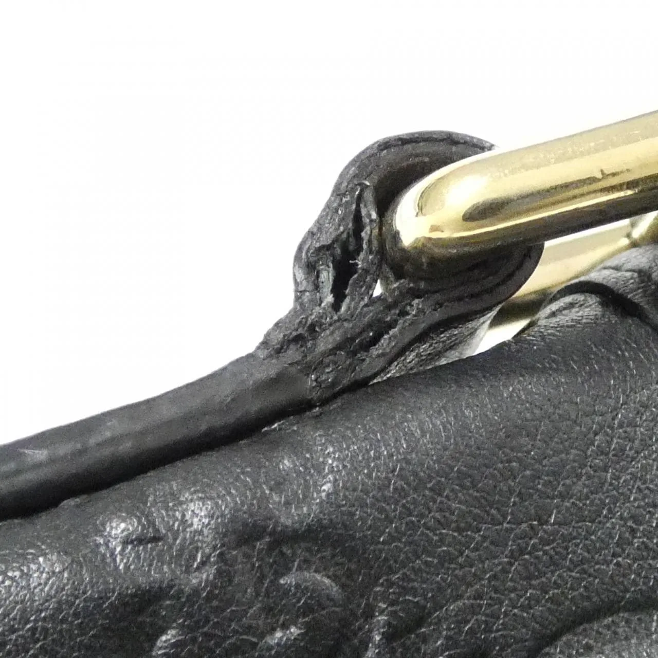 GUCCI 223666 BNX1G 肩背包 皮革 黑色 皮革 中古品A - 縮圖 7