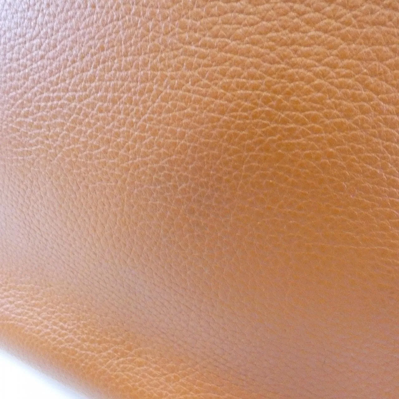 HERMES 060465CK Handbag Clemence Cognac Clemence Leather Rank B - Thumbnail 5