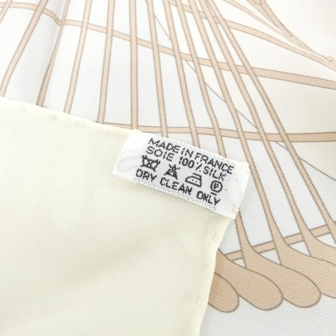 HERMES Scarf 藍色 中古品A - 縮圖 3