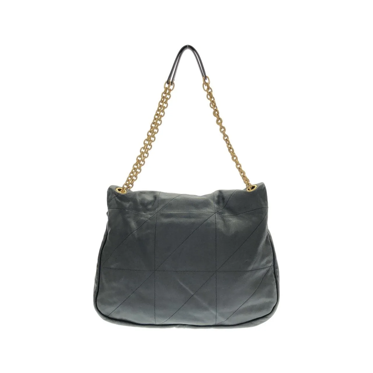 SAINT LAURENT 742431 AAB32 肩背包 羊皮 黑色 羊皮 中古品A - 縮圖 2