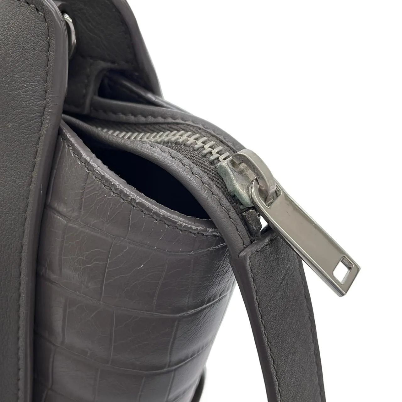 SAINT LAURENT 436834 D332N Handbag 黑色 中古品A - 縮圖 5