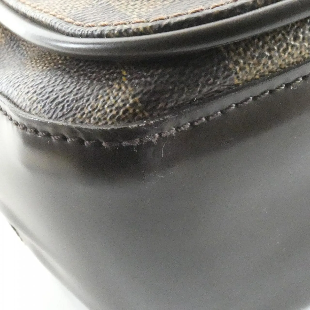 LOUIS VUITTON N58021 Shoulder Damier 黑色 Damier 中古品B - 縮圖 3