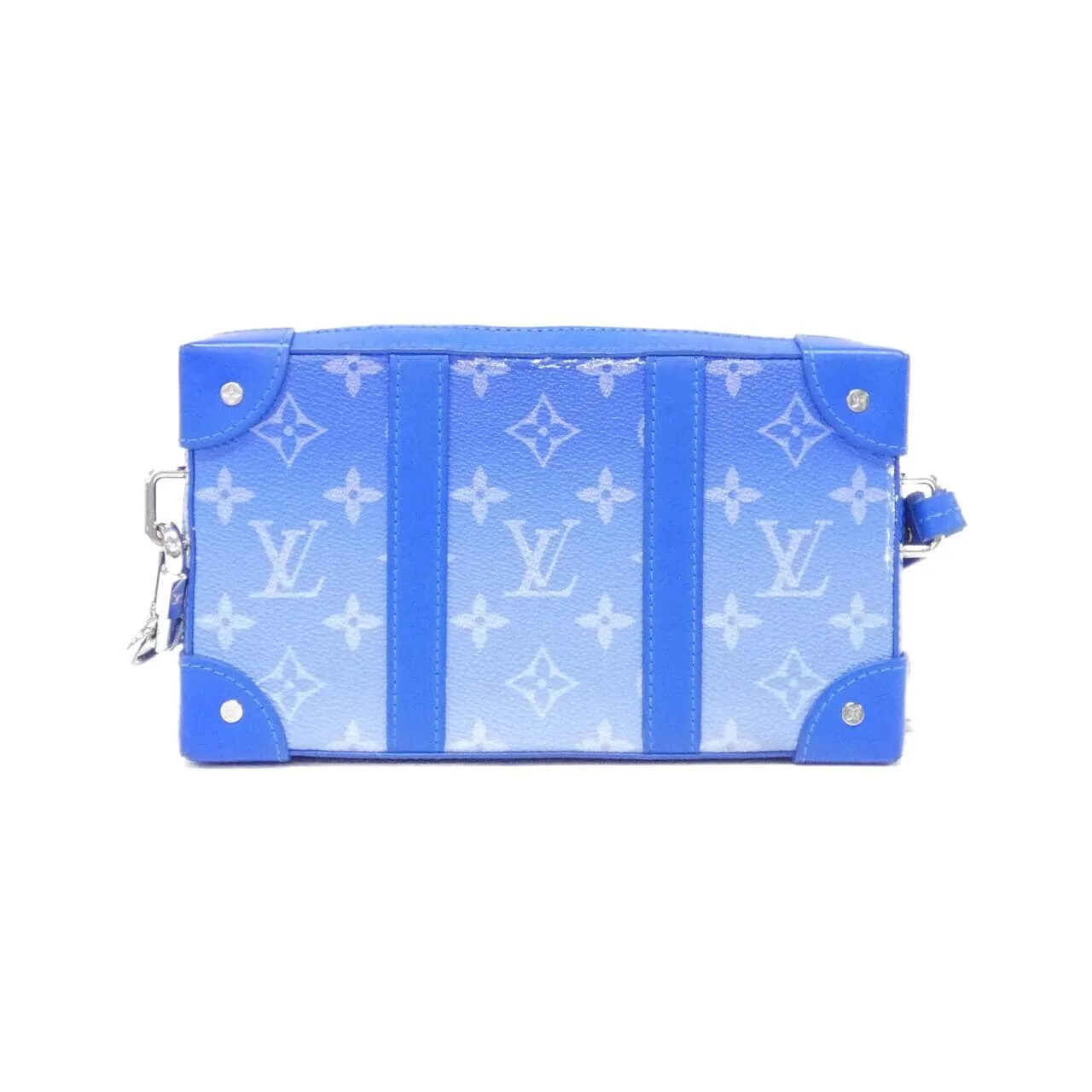 LOUIS VUITTON Soft Trunk M45432 Shoulder Monogram 藍色 Monogram 中古品A - 縮圖 2