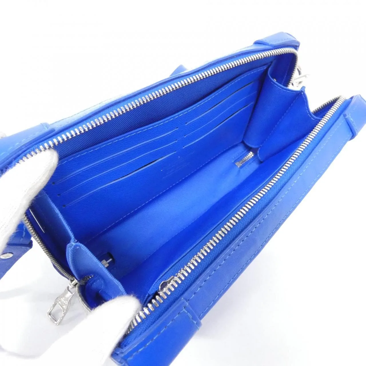 LOUIS VUITTON Soft Trunk M45432 Shoulder Monogram 藍色 Monogram 中古品A - 縮圖 9