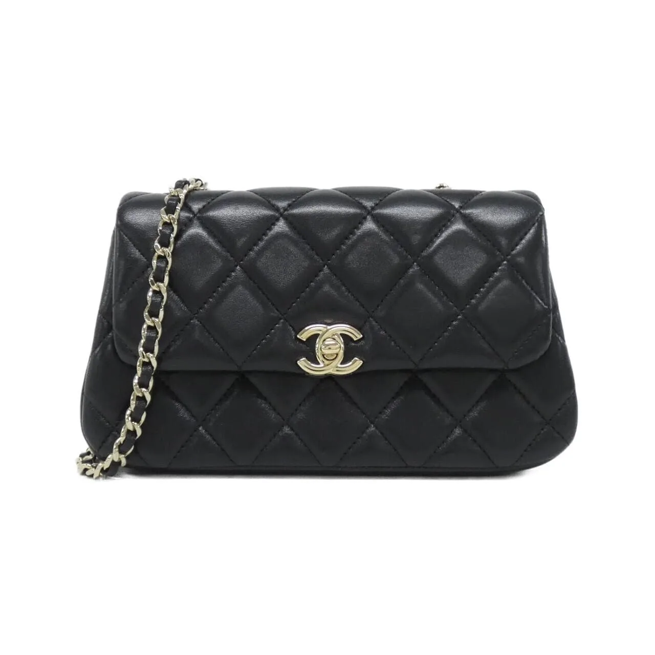 CHANEL AP4592 肩背包 羊皮 Black