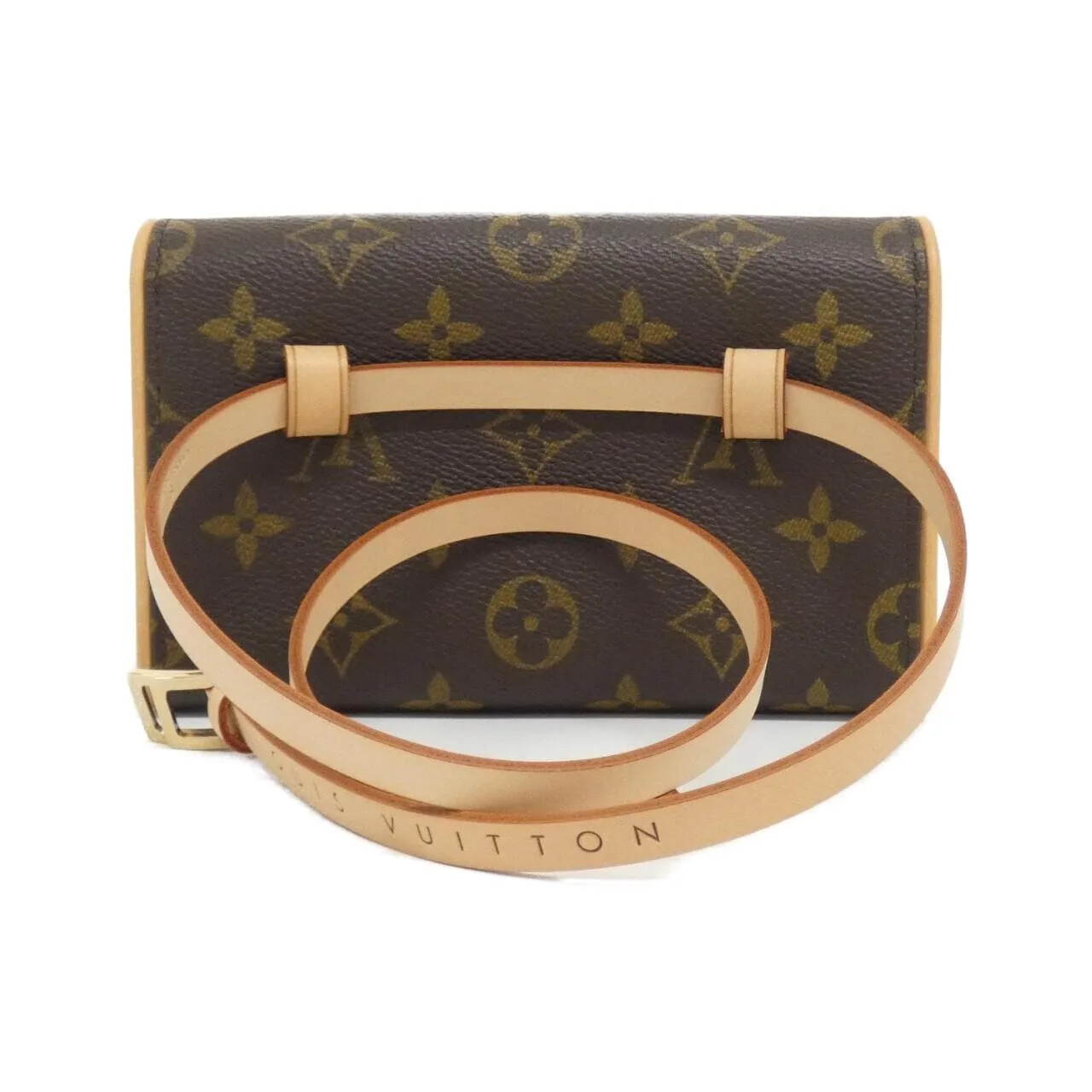 LOUIS VUITTON Pochette M51855+M67300 Belt Monogram 2
