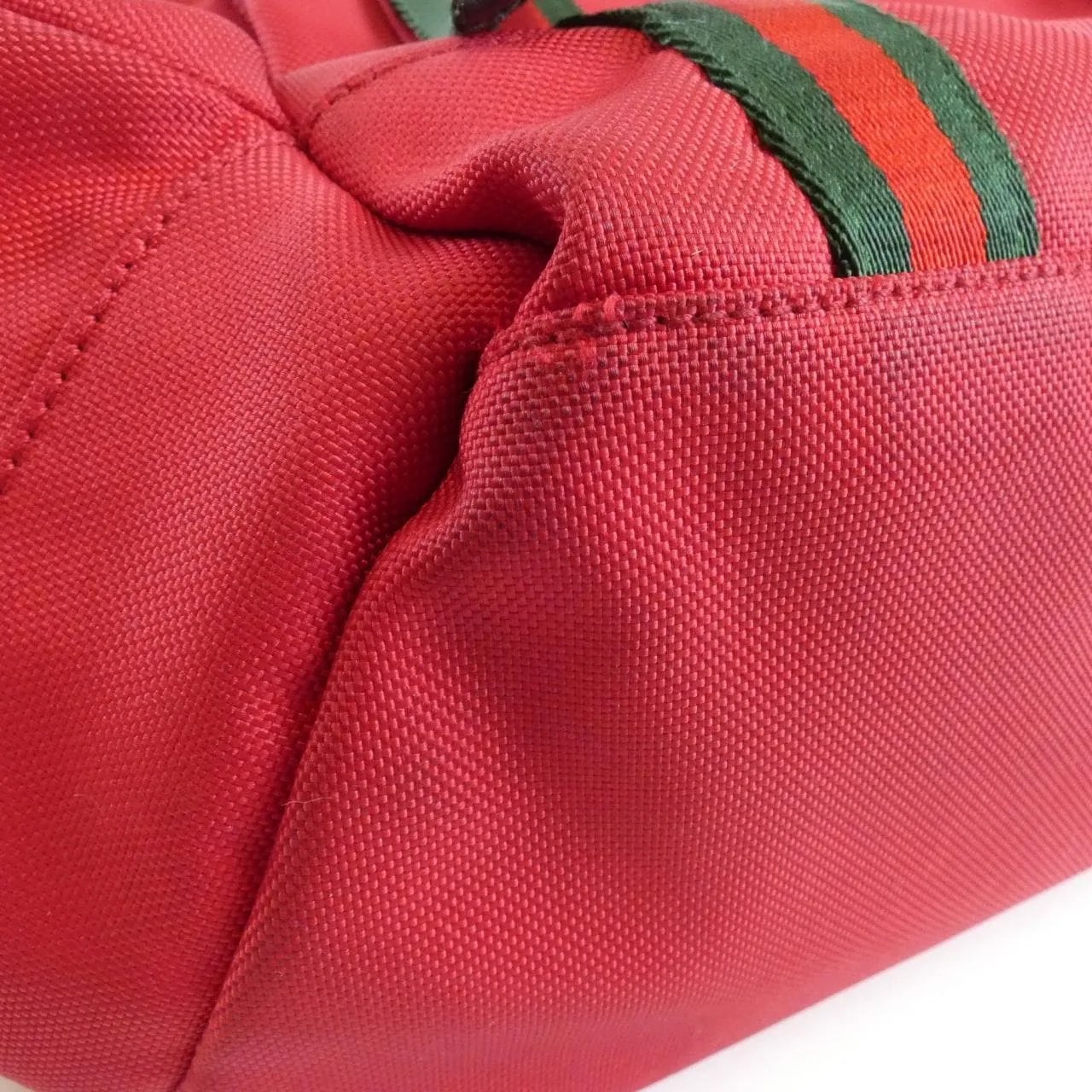 GUCCI 429037 K1N1X 背包 帆布 紅色 帆布 中古品B - 縮圖 3