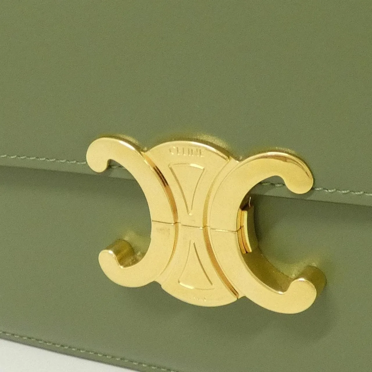 CELINE Triomphe 187363BF4 Shoulder Black Rank A - Thumbnail 5