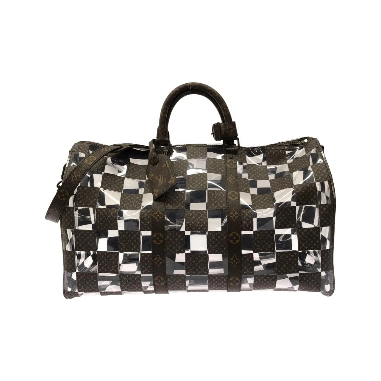 LOUIS VUITTON Keepall M20864 Boston Monogram Black