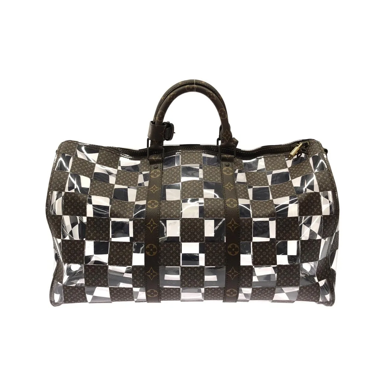LOUIS VUITTON Keepall M20864 Boston Monogram 黑色 Monogram 中古品A - 縮圖 2
