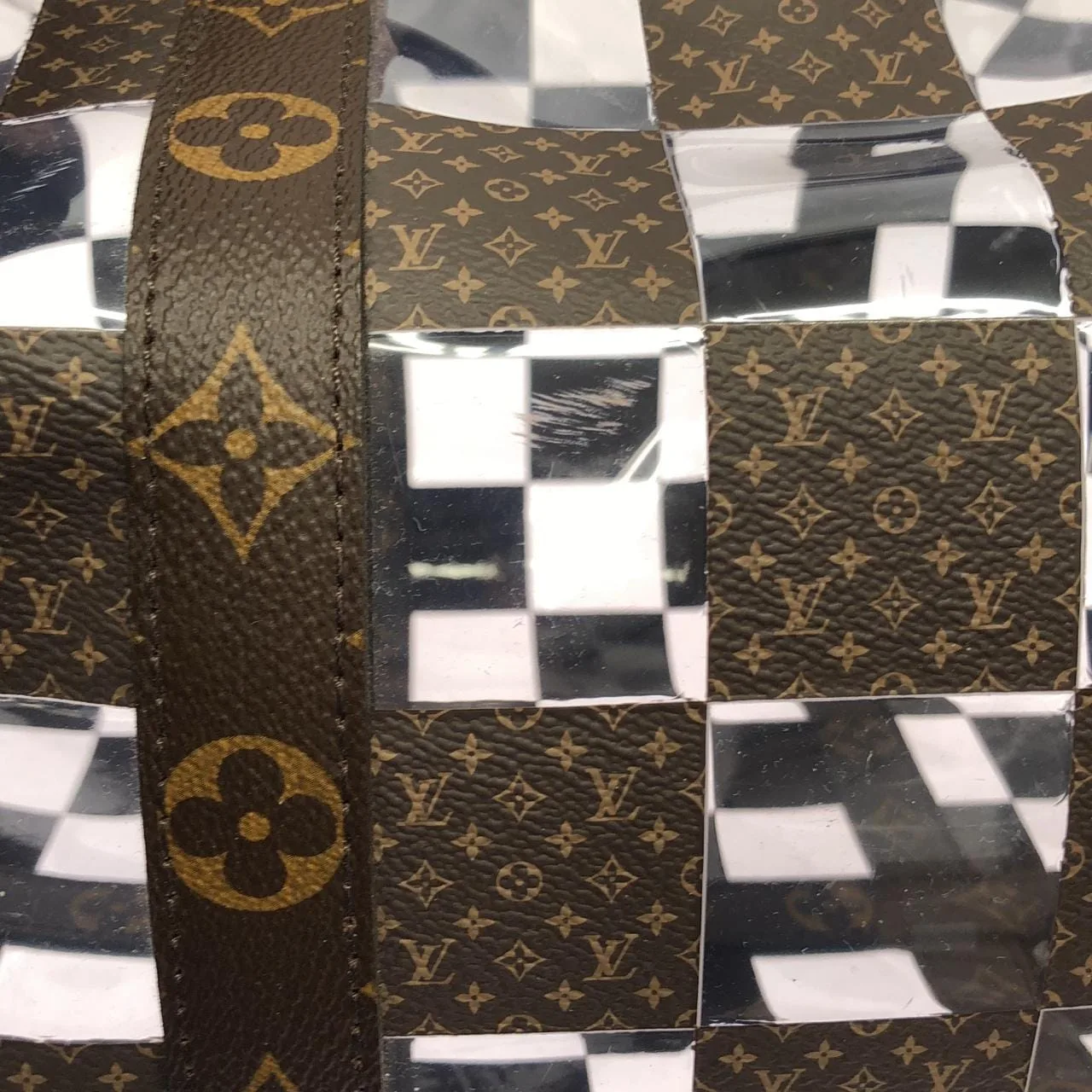 LOUIS VUITTON Keepall M20864 Boston Monogram 黑色 Monogram 中古品A - 縮圖 5