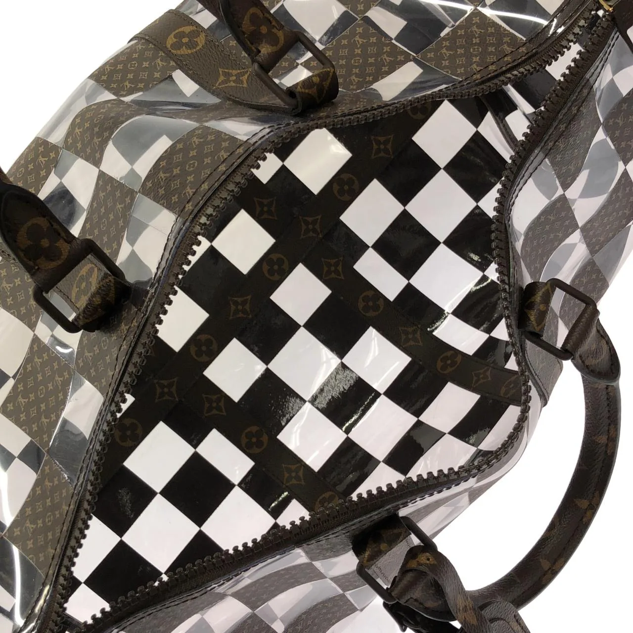 LOUIS VUITTON Keepall M20864 Boston Monogram 黑色 Monogram 中古品A - 縮圖 8