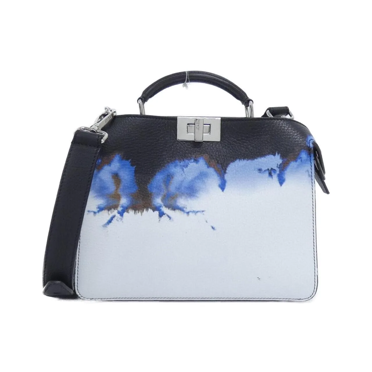 FENDI Peekaboo 7VA530 AMTO Handbag Black