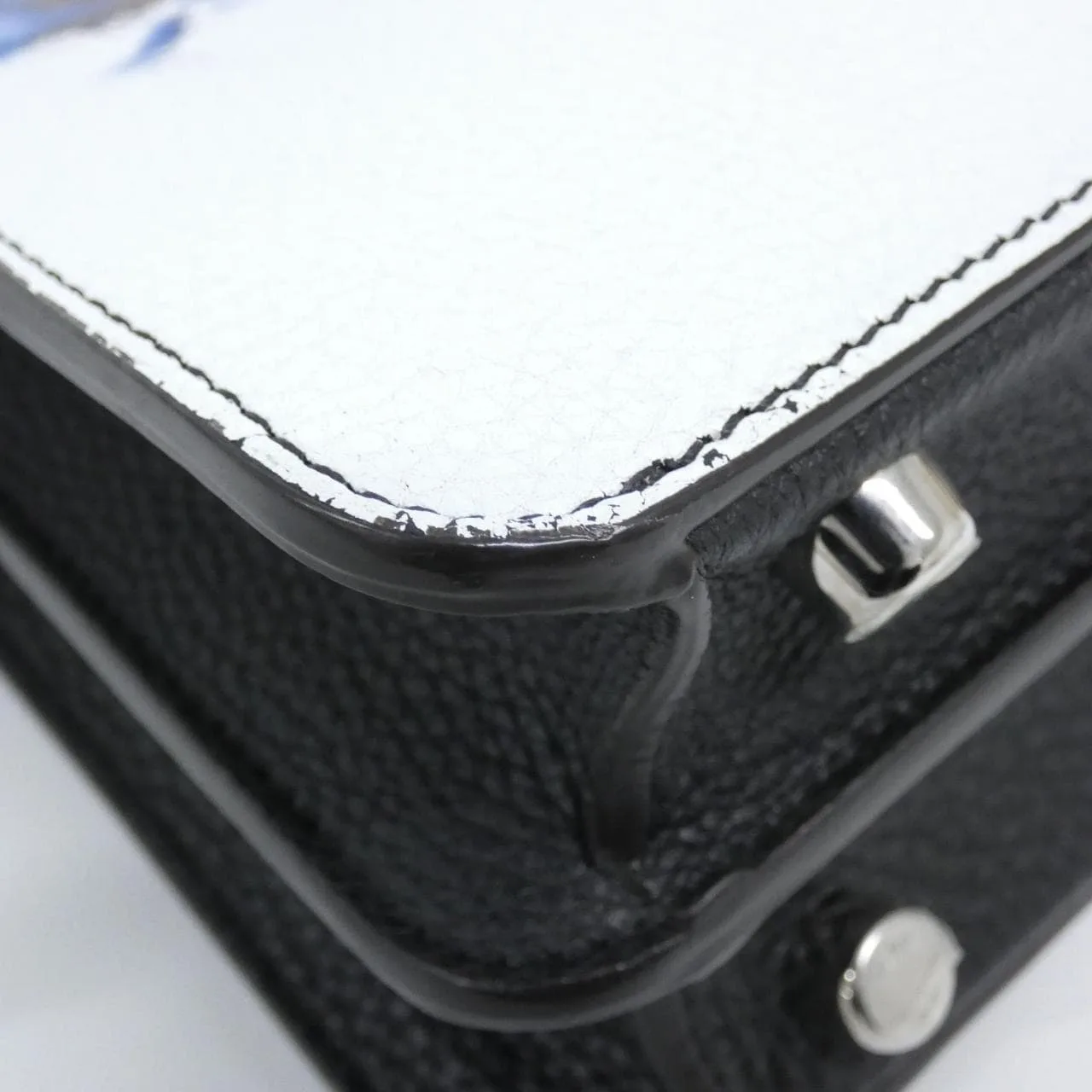 FENDI Peekaboo 7VA530 AMTO Handbag 黑色 中古品A - 縮圖 3