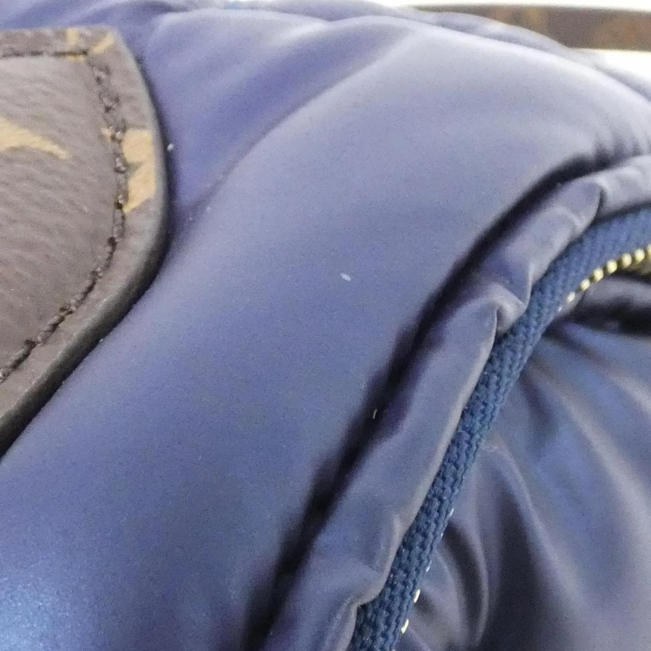 LOUIS VUITTON Palm Springs M21060 Backpack Monogram 深藍色 Monogram 中古品A - 縮圖 6