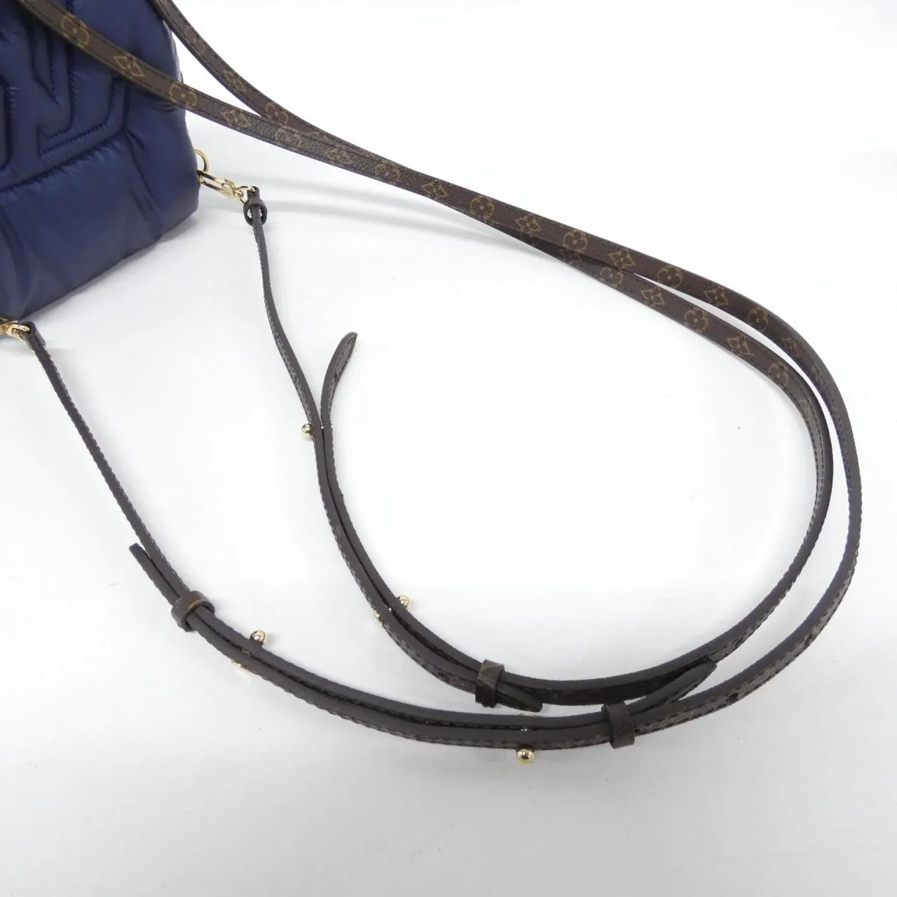 LOUIS VUITTON Palm Springs M21060 Backpack Monogram 深藍色 Monogram 中古品A - 縮圖 8