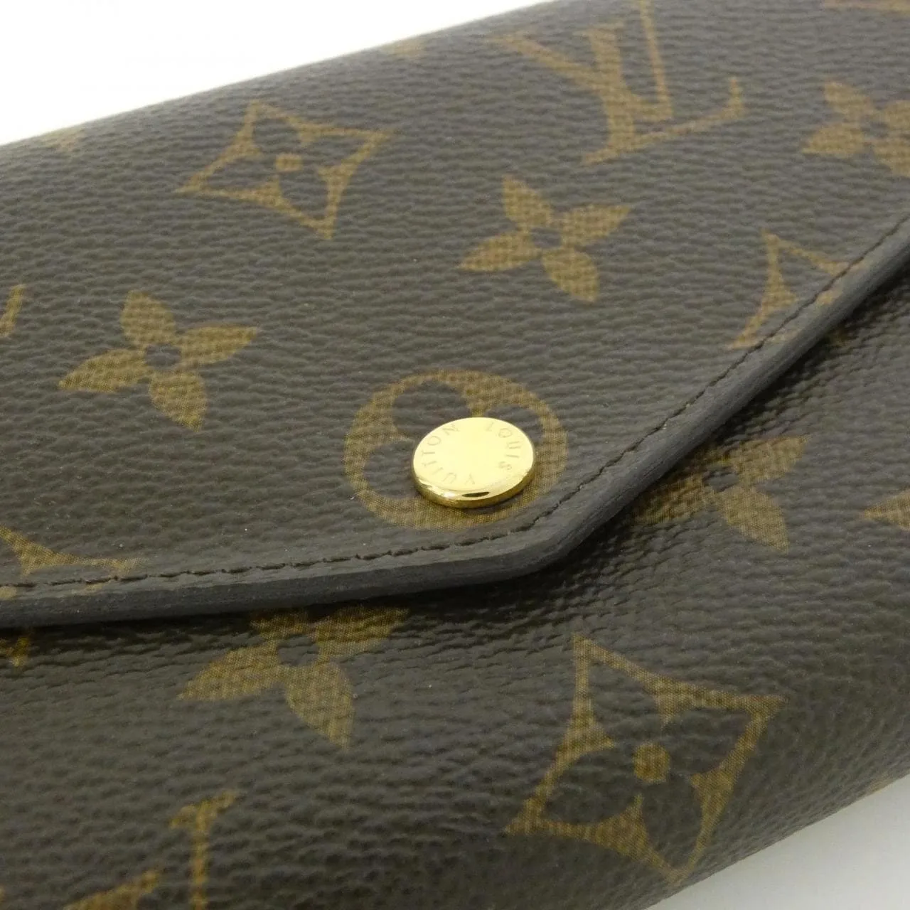 LOUIS VUITTON M60531 Wallet Monogram 黑色 Monogram 中古品A - 縮圖 3