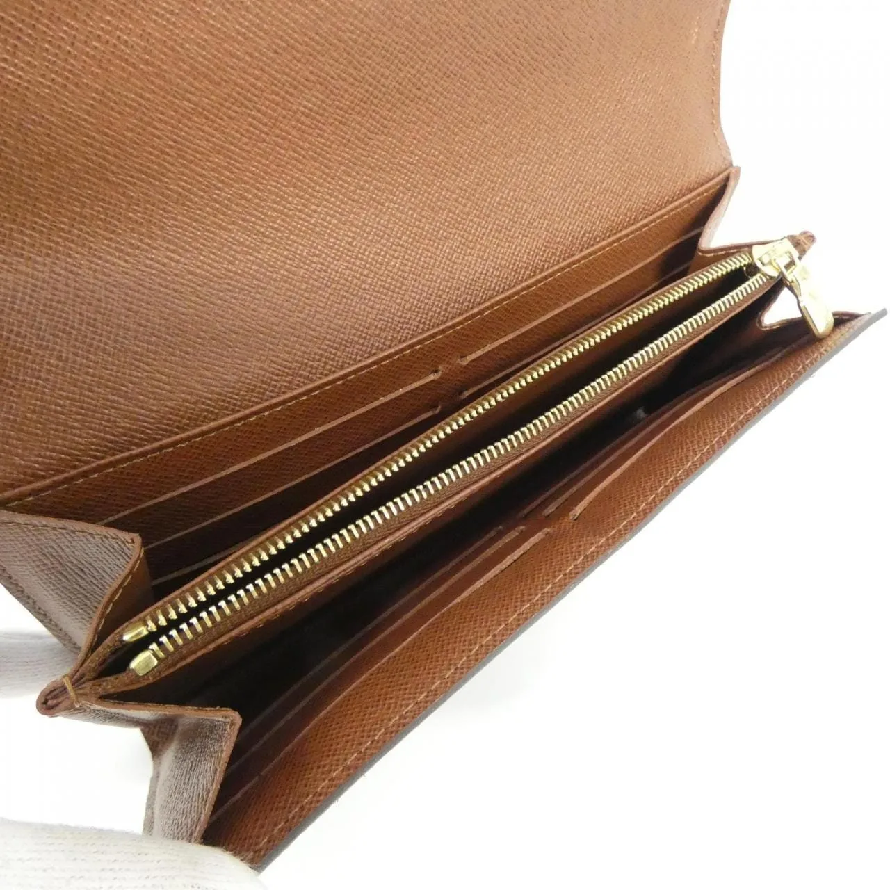 LOUIS VUITTON M60531 Wallet Monogram 黑色 Monogram 中古品A - 縮圖 8