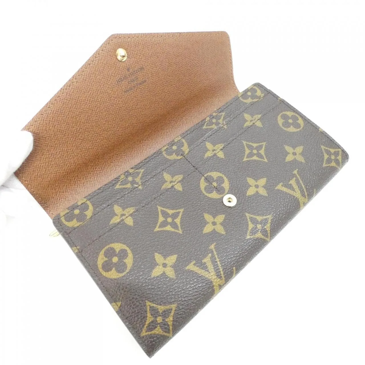 LOUIS VUITTON M60531 銀包 Monogram 黑色 Monogram 中古品A - 縮圖 4