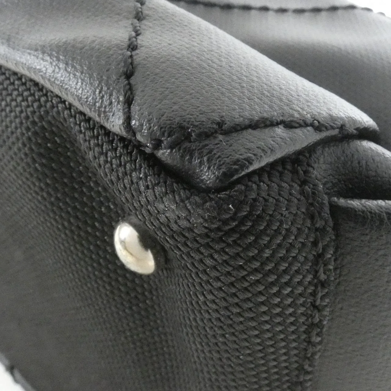 CHANEL 34205 肩背包 帆布 黑色 帆布 中古品B - 縮圖 2