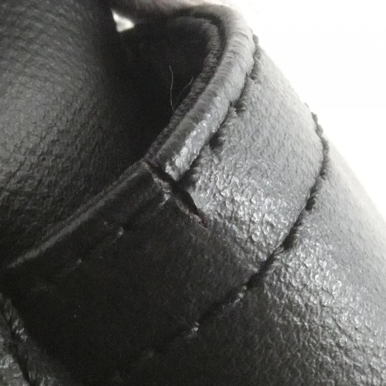 CHANEL 34205 肩背包 帆布 黑色 帆布 中古品B - 縮圖 4