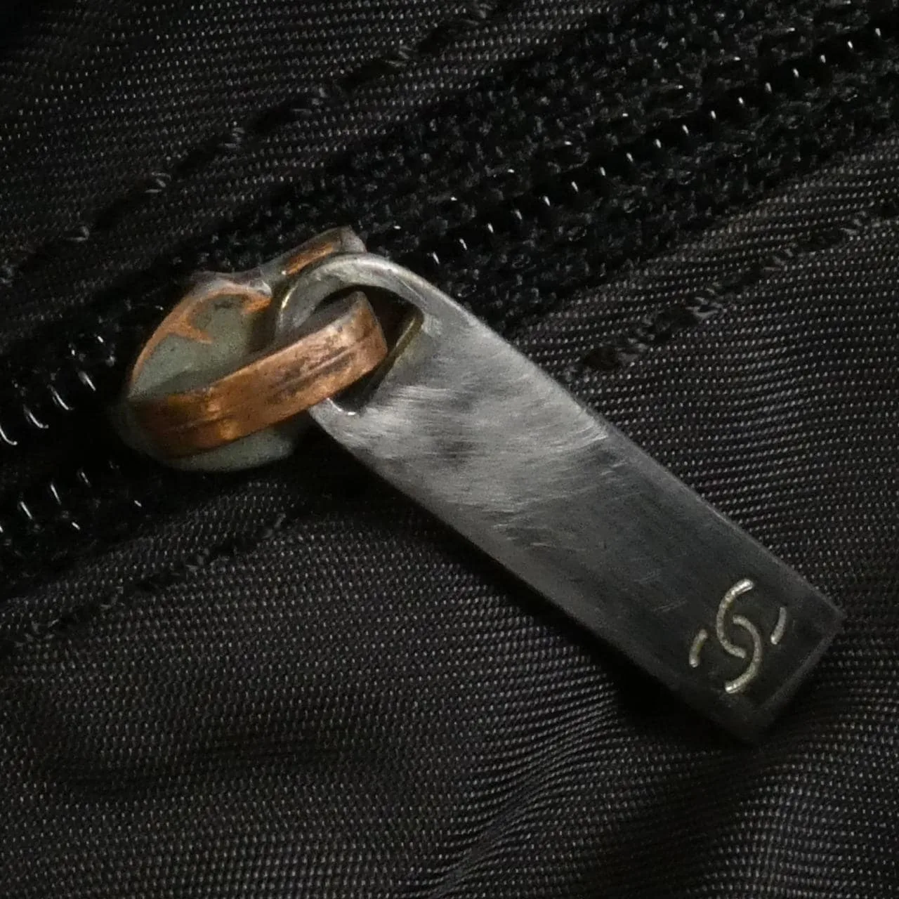 CHANEL 34205 肩背包 帆布 黑色 帆布 中古品B - 縮圖 10
