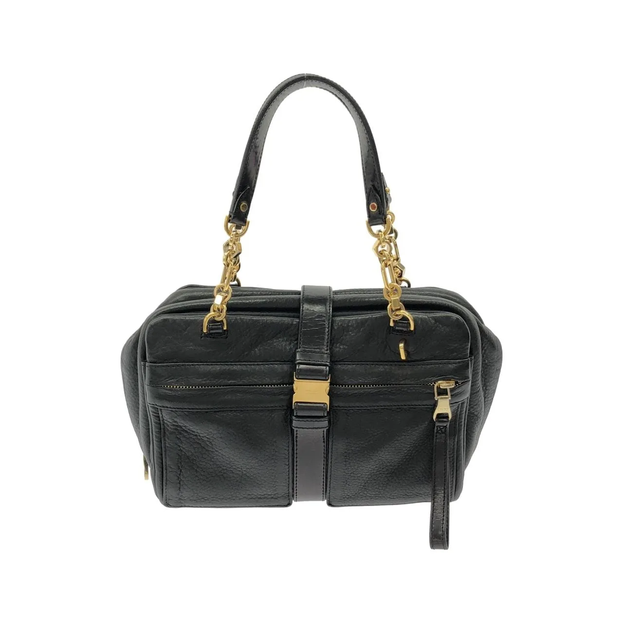 LOEWE Handbag Leather Black