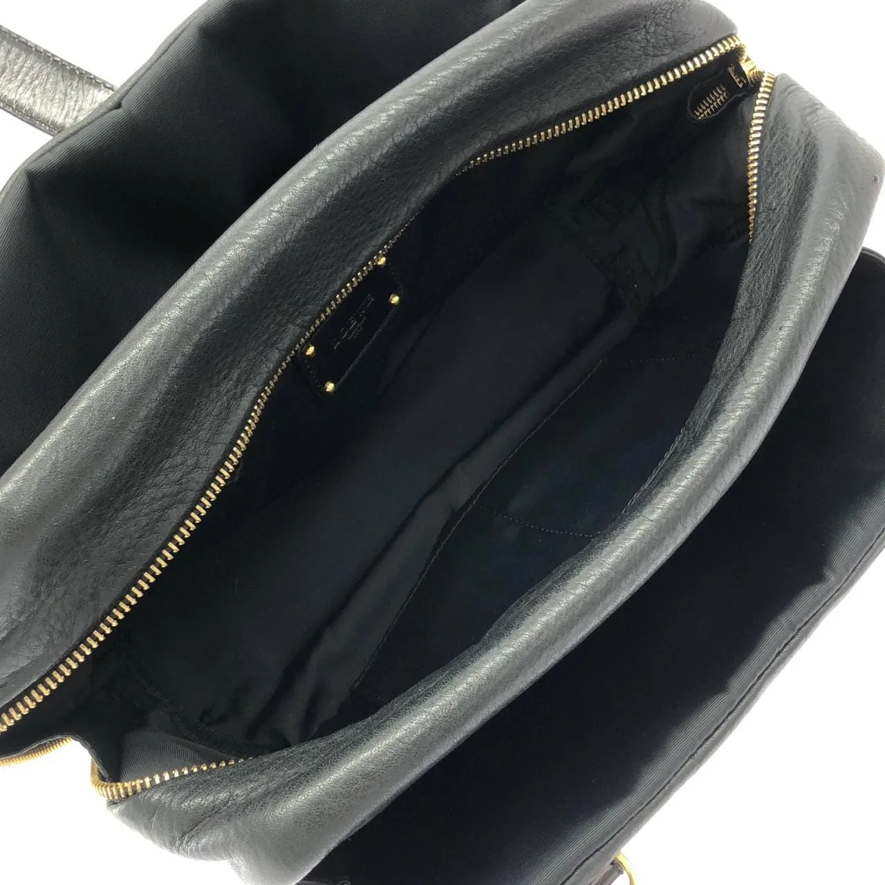 LOEWE Handbag Leather Black Leather Rank B - Thumbnail 6