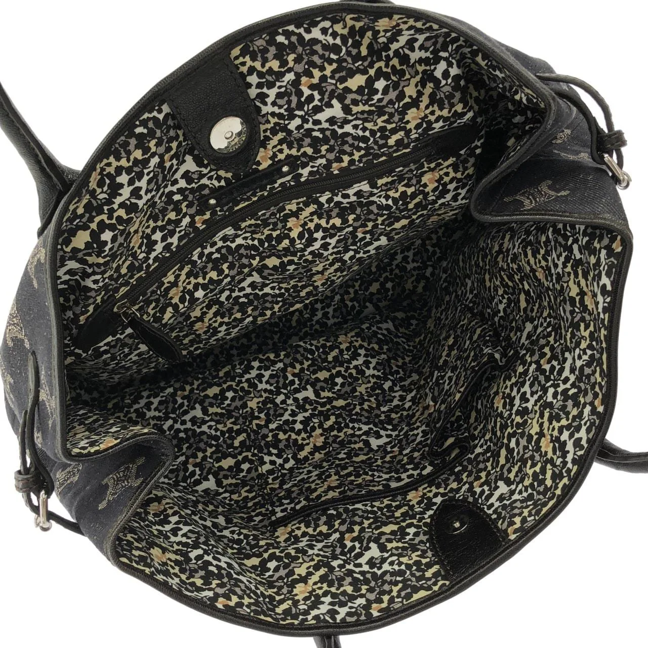 CELINE Handbag Denim Black Denim Rank A - Thumbnail 5