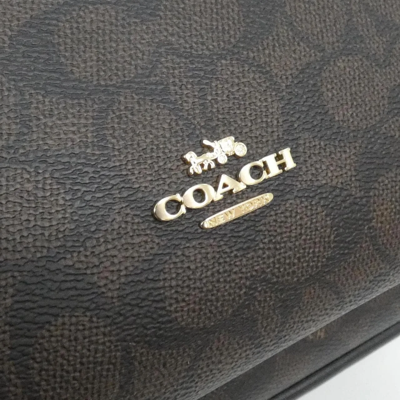COACH CCQ06 Backpack Canvas Black Canvas - Thumbnail 4