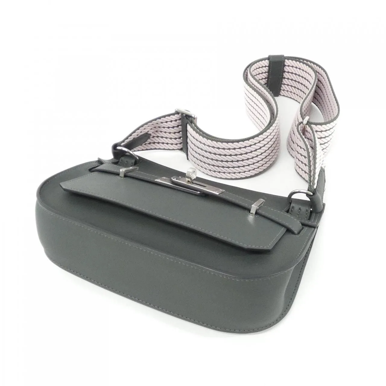 HERMES 085691CK Shoulder Swift Black Swift Leather Rank A - Thumbnail 3