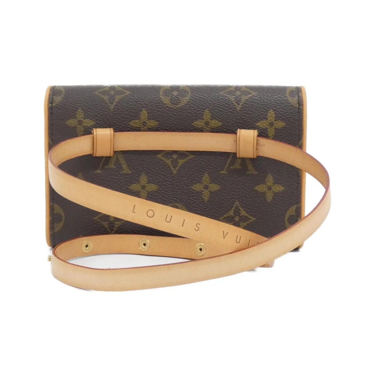 LOUIS VUITTON Pochette M51855+M67303 Belt Monogram 2