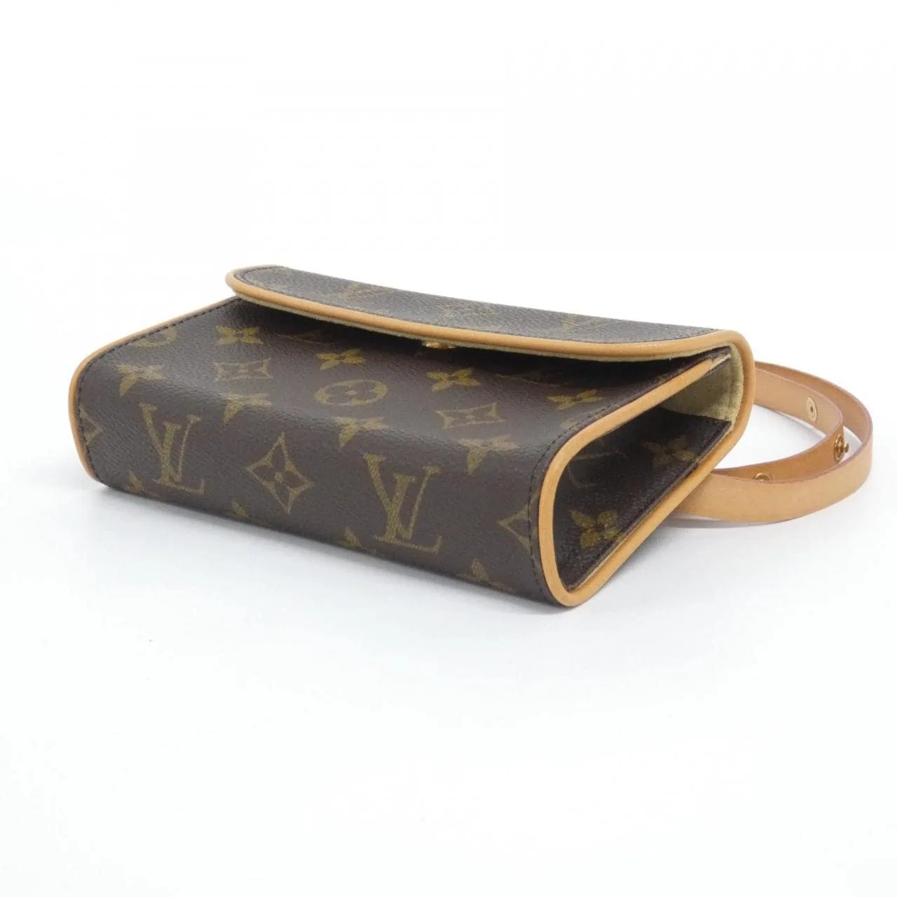 LOUIS VUITTON Pochette M51855+M67303 Belt Monogram 3