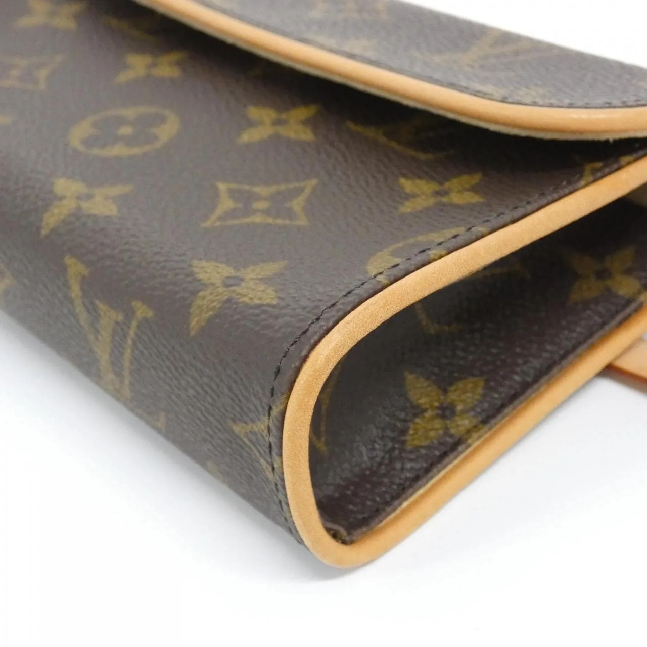 LOUIS VUITTON Pochette M51855+M67303 Belt Monogram 4