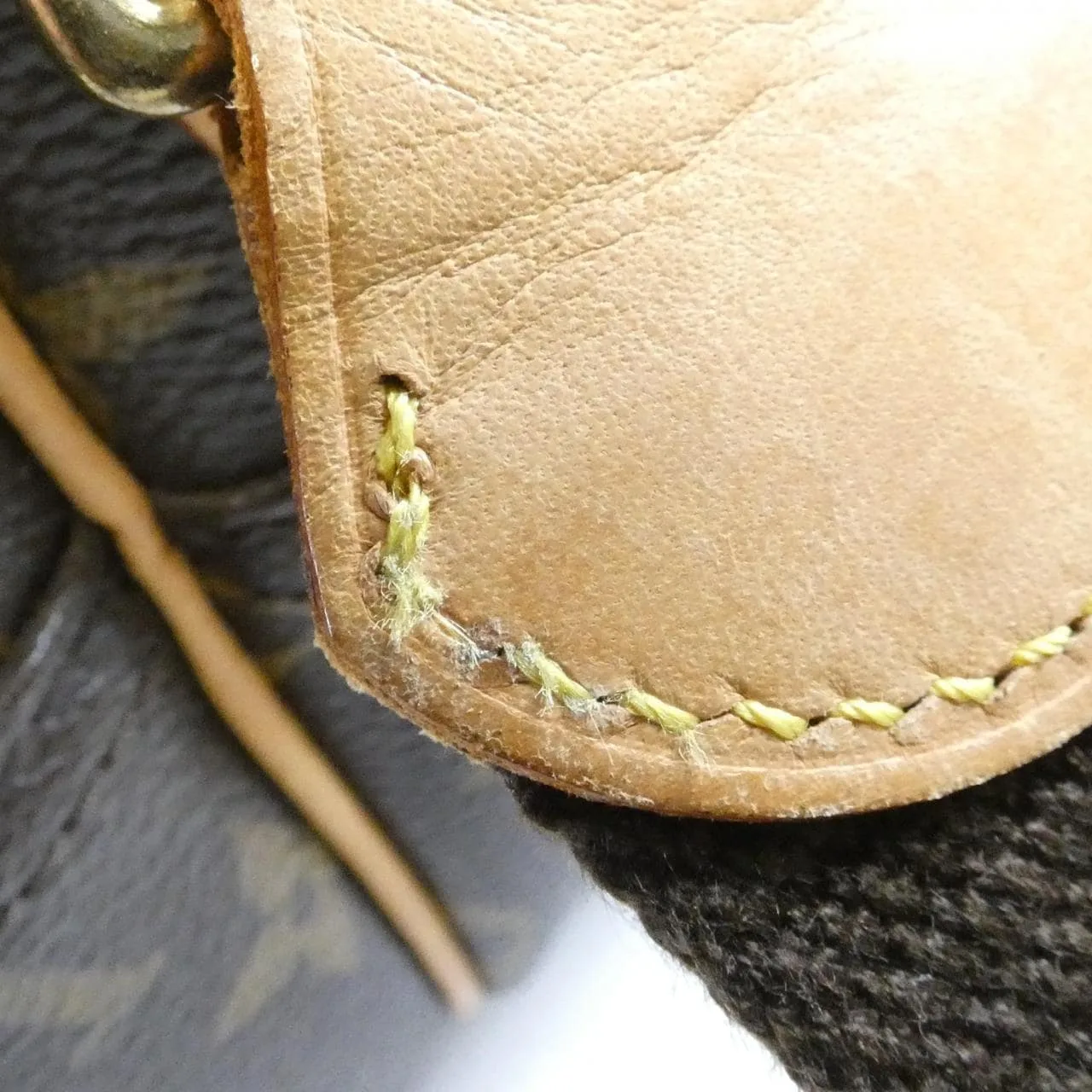 LOUIS VUITTON M45254 Shoulder Monogram 黑色 Monogram 中古品B - 縮圖 7