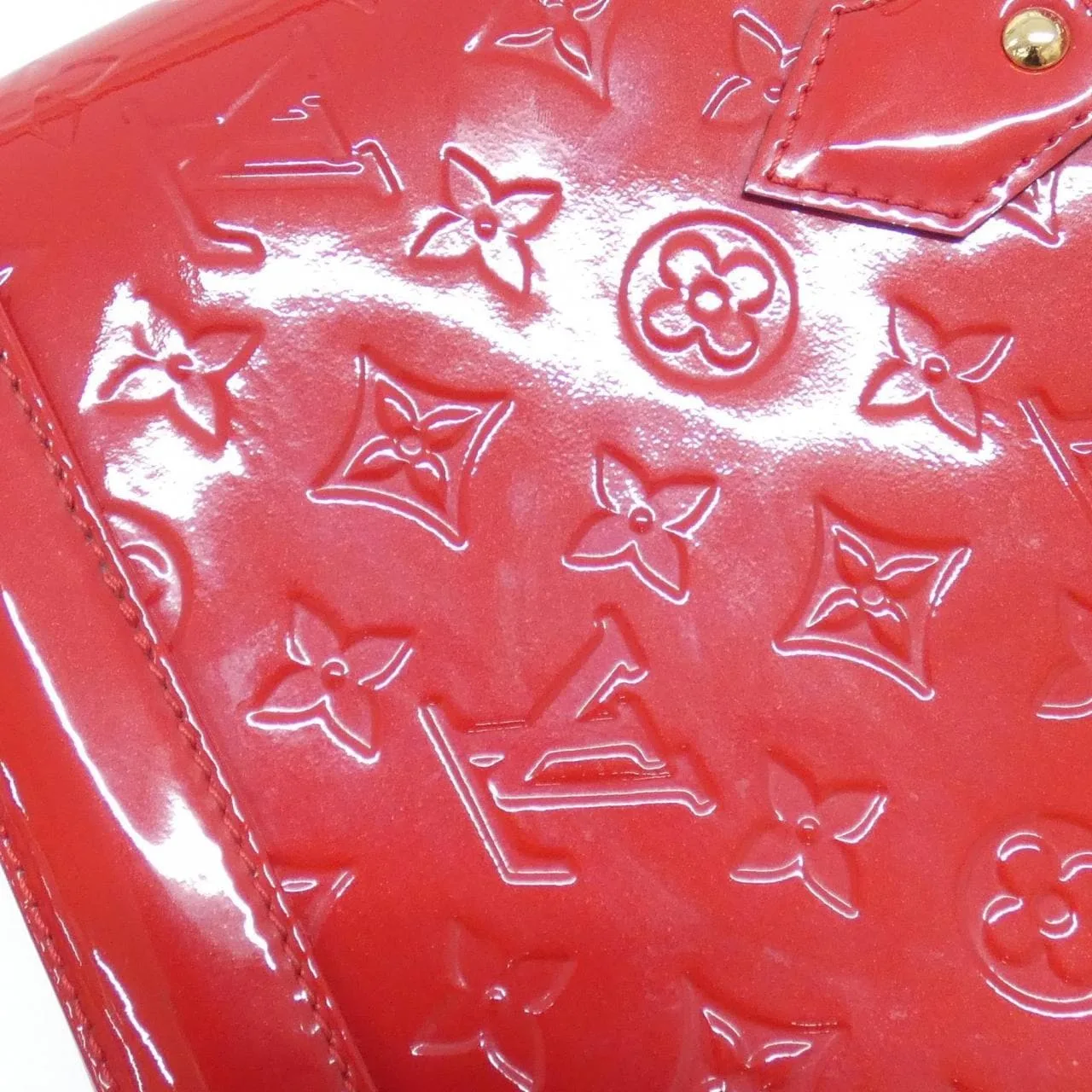 LOUIS VUITTON Alma M90174 Handbag Vernis 黑色 Vernis 中古品A - 縮圖 5