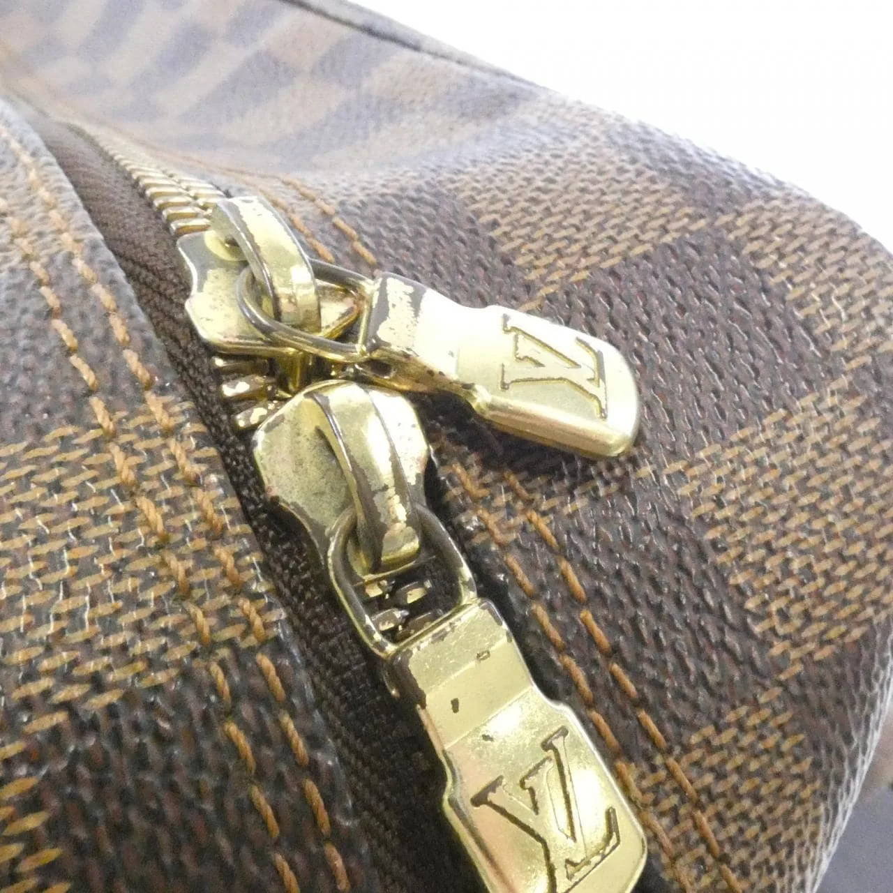 LOUIS VUITTON N45255 Shoulder Damier 黑色 Damier 中古品A - 縮圖 4