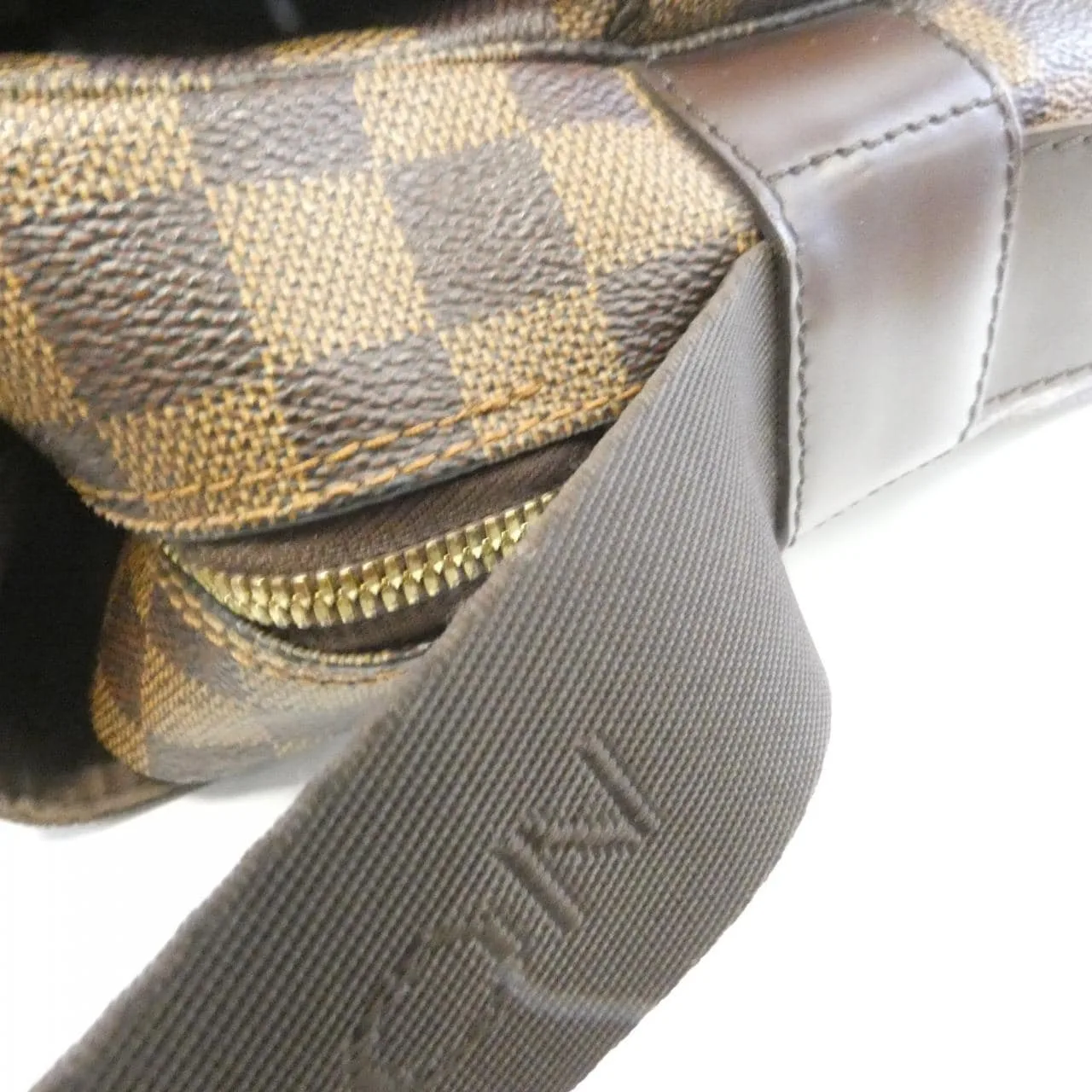 LOUIS VUITTON N45255 Shoulder Damier 黑色 Damier 中古品A - 縮圖 7