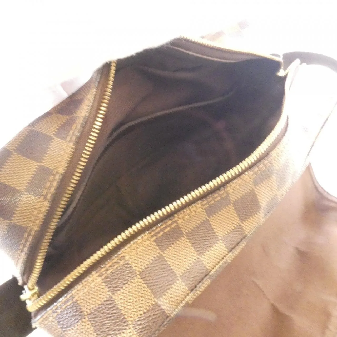 LOUIS VUITTON N45255 Shoulder Damier 黑色 Damier 中古品A - 縮圖 8