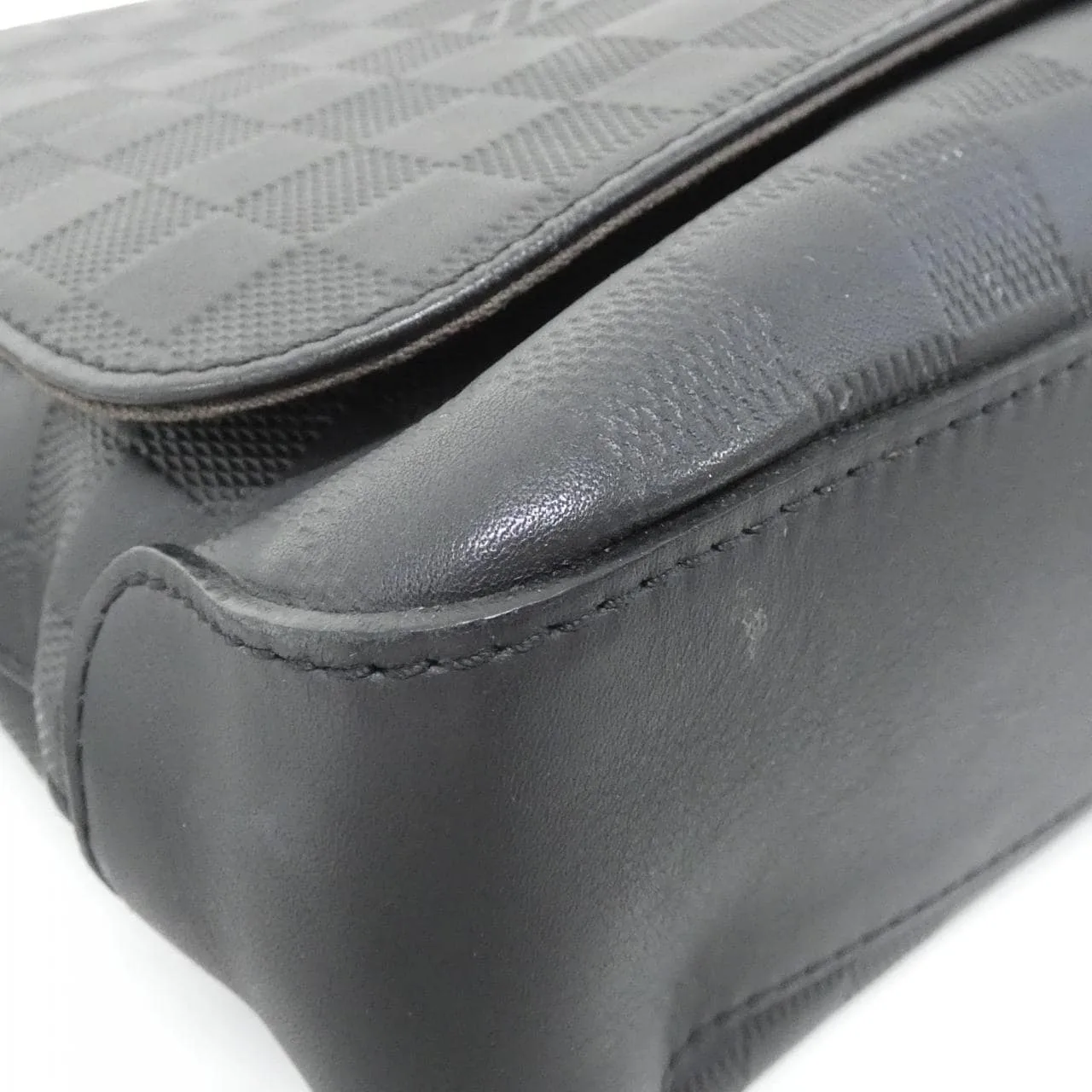 LOUIS VUITTON District N41284 Shoulder Damier 黑色 Damier 中古品A - 縮圖 3