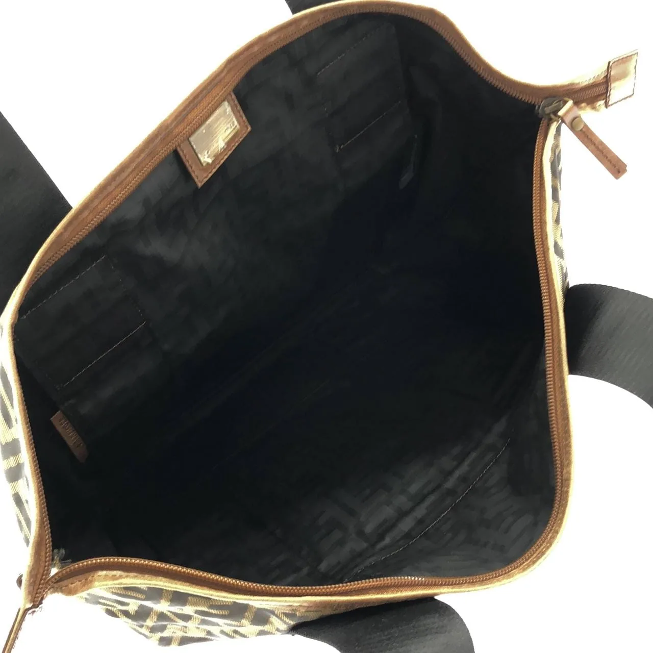 FENDI 7VS070 MX7 Boston Canvas 棕色 帆布 中古品A - 縮圖 6