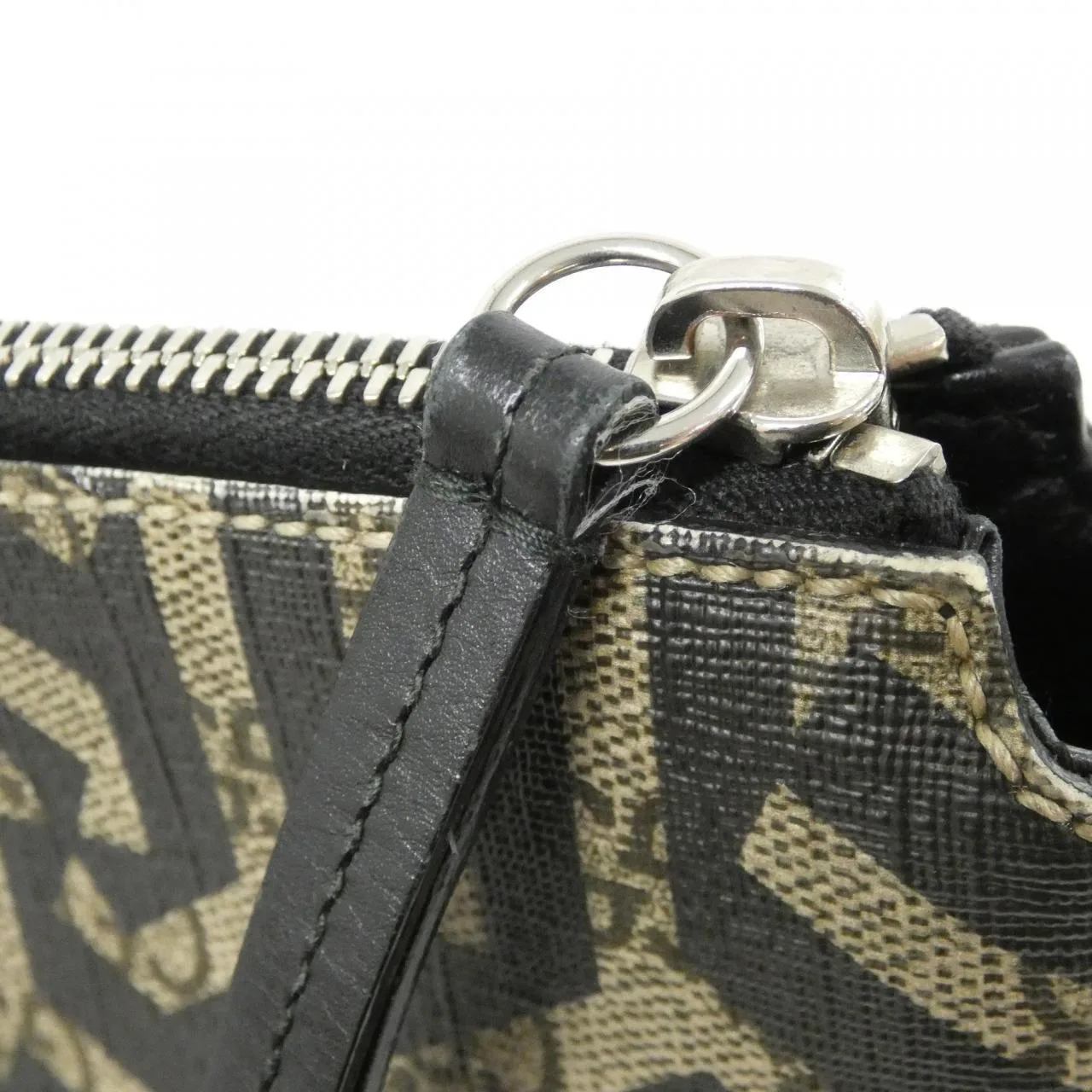 GUCCI 471466 K1L3N 肩背包 帆布 黑色 帆布 中古品A - 縮圖 5