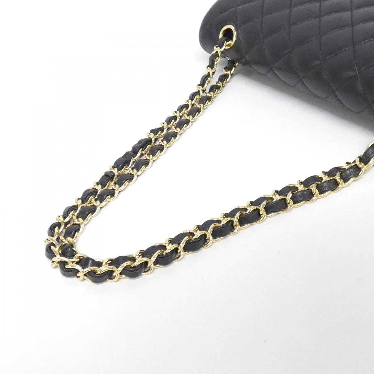 CHANEL Matelasse 1112 Shoulder Lambskin Black Lambskin Rank A - Thumbnail 5
