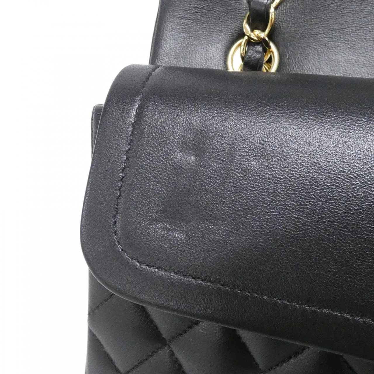 CHANEL Matelasse 1112 Shoulder Lambskin Black Lambskin Rank A - Thumbnail 7