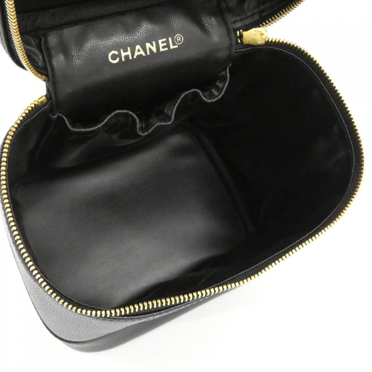 CHANEL 1998 Handbag Grained Calfskin 黑色 荔枝紋牛皮 中古品A - 縮圖 7