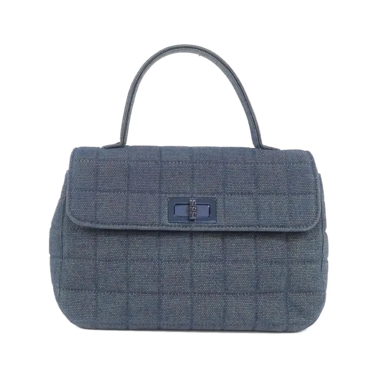 CHANEL 手提包 牛仔布 Blue