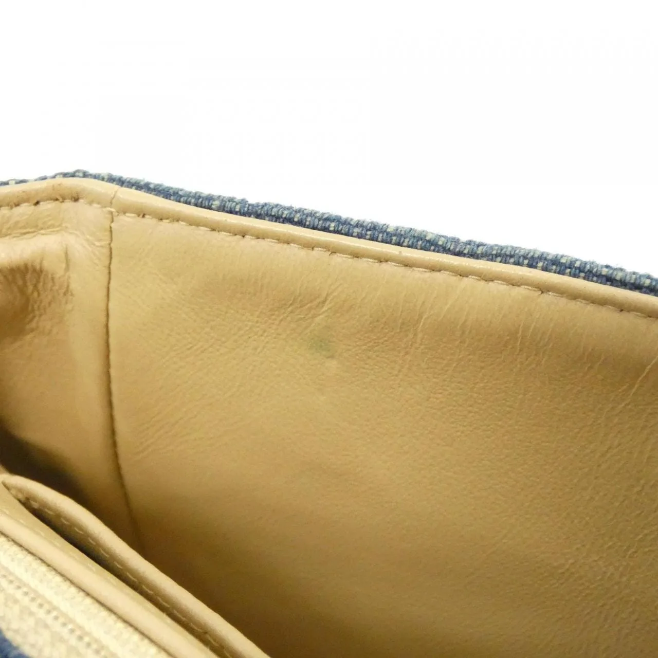 CHANEL Handbag Denim 藍色 牛仔布 中古品A - 縮圖 10